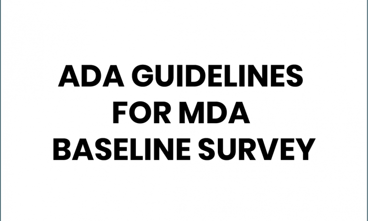 ada guidelines for mda