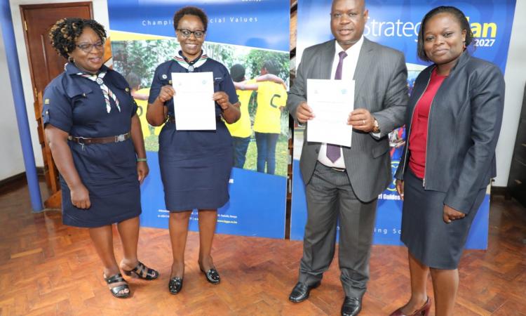 NACADA MoU with Kenya Girl Guides Association